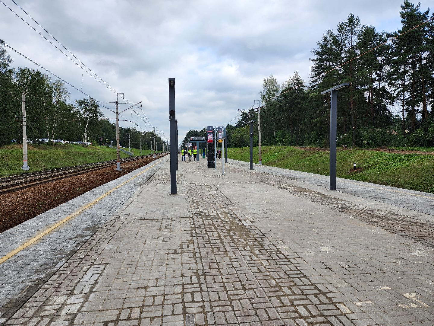 Раменское, транспорт, подготовка к запуску МЦД-3, на платформе Кратово обновили освещение