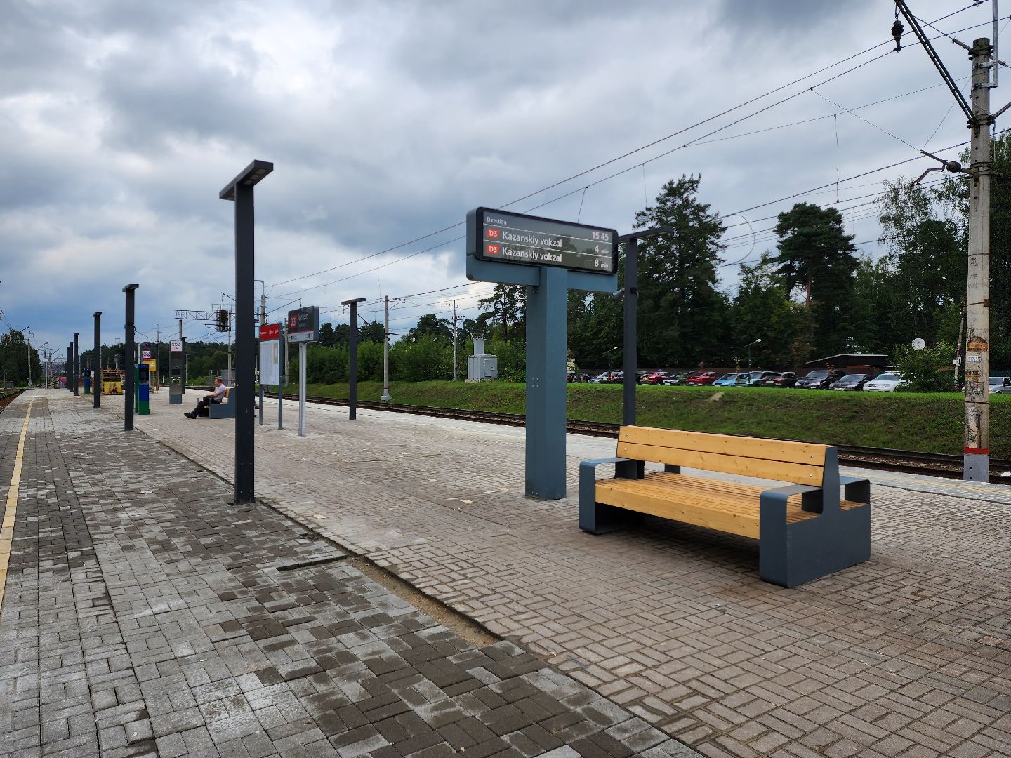 Раменское, транспорт, подготовка к запуску МЦД-3, на платформе Кратово обновили освещение