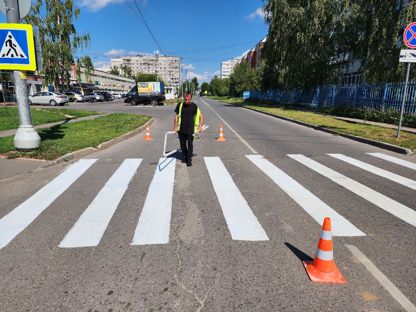 зебра, дороги, пешеходные переходы, дорожная разметка, серпухов, добродел,