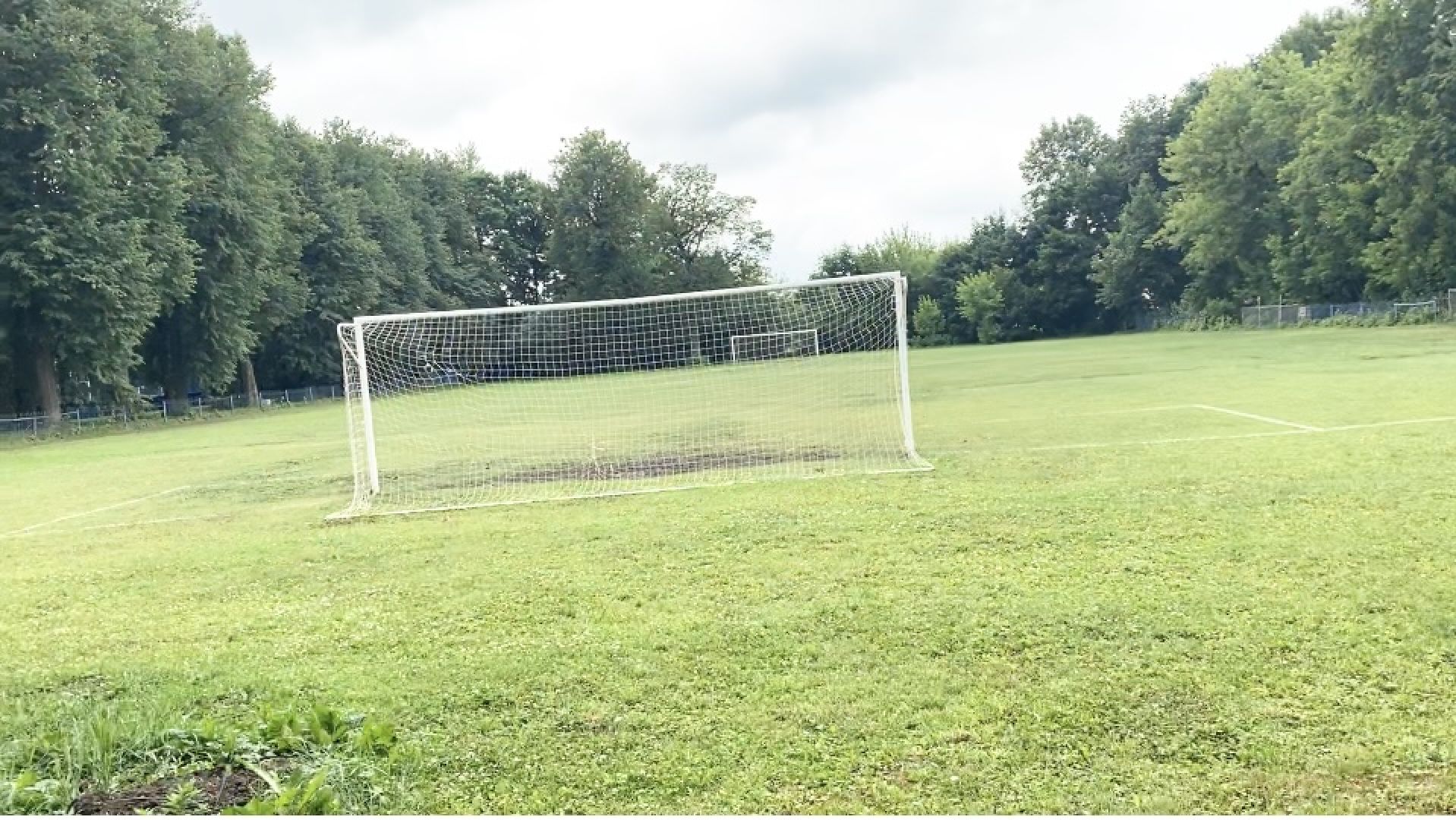 Домодедово, благоустройство, футбольное поле, обновленный газон