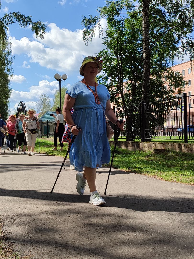 #активноедолголетие, #скандинавскаяходьба, #костюмированныйскандипроход, #талдом, #спорт