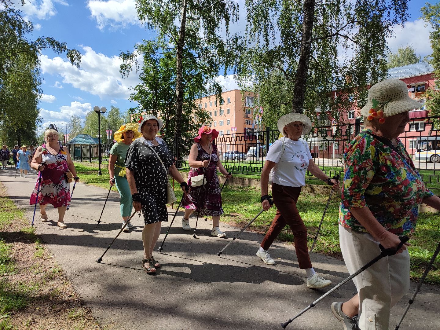 #активноедолголетие, #скандинавскаяходьба, #костюмированныйскандипроход, #талдом, #спорт