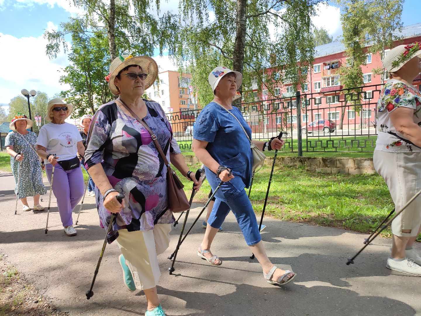 #активноедолголетие, #скандинавскаяходьба, #костюмированныйскандипроход, #талдом, #спорт