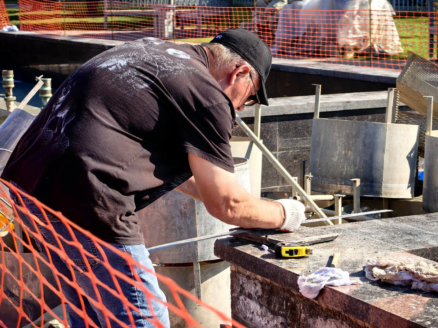 Фонтан, ремонт, День города, светильник