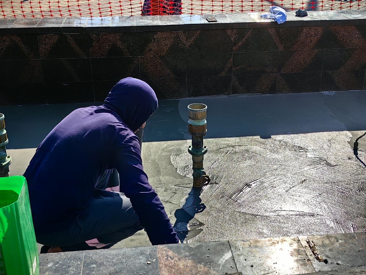 Фонтан, ремонт, День города, светильник