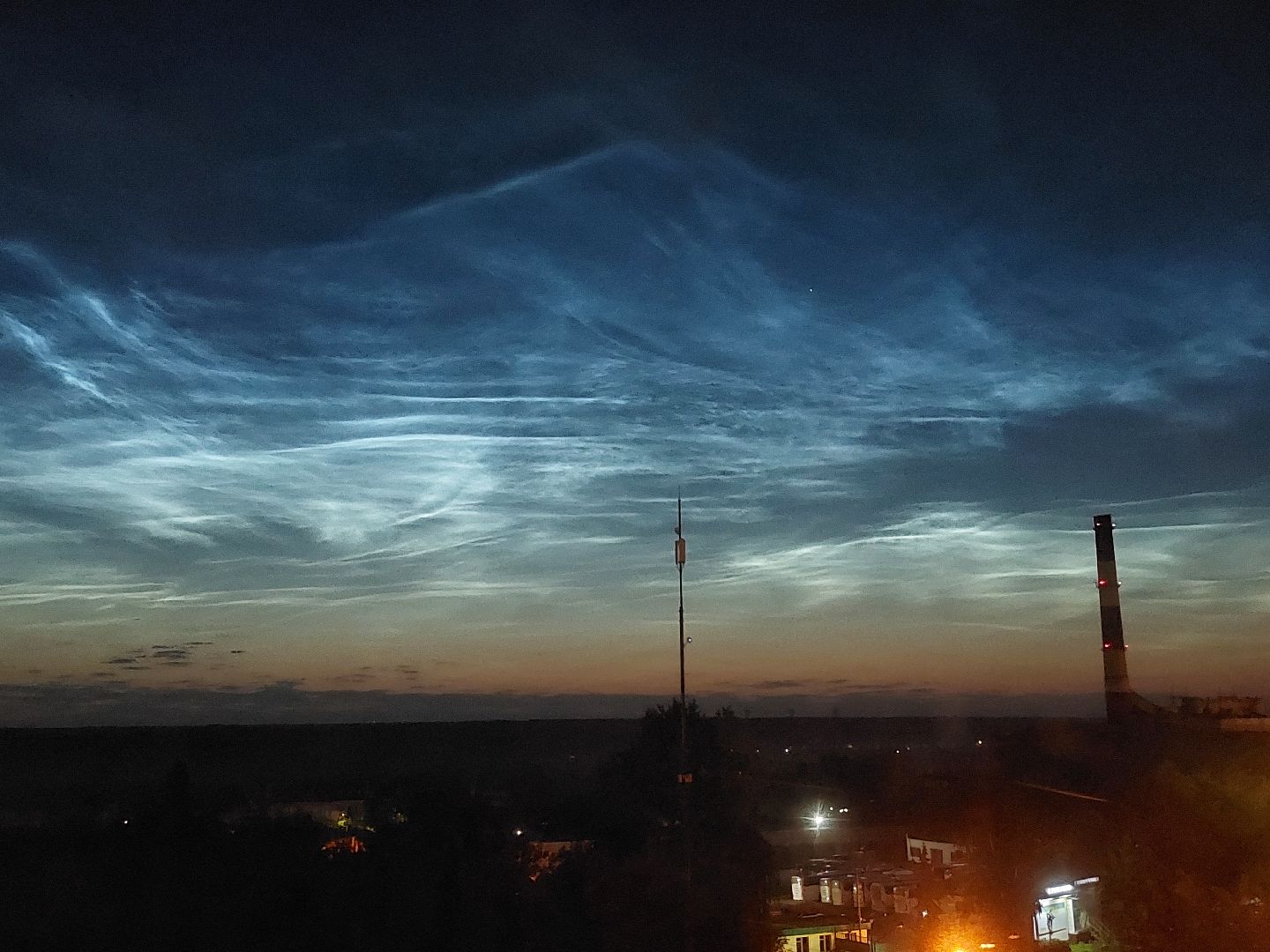 Кашира, серебристые облака, фотография, редкое явление, фотовыставка