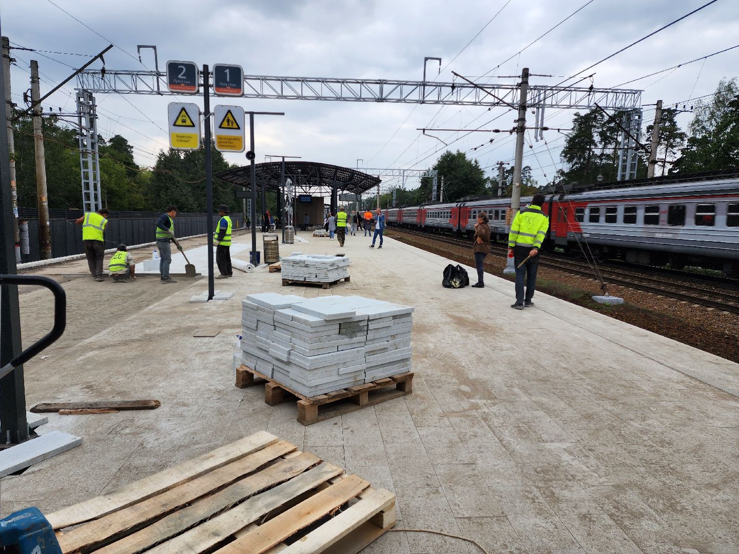 Раменское, транспорт, подготовка к запуску мцд-3, капитальный ремонт платформы Ильинская