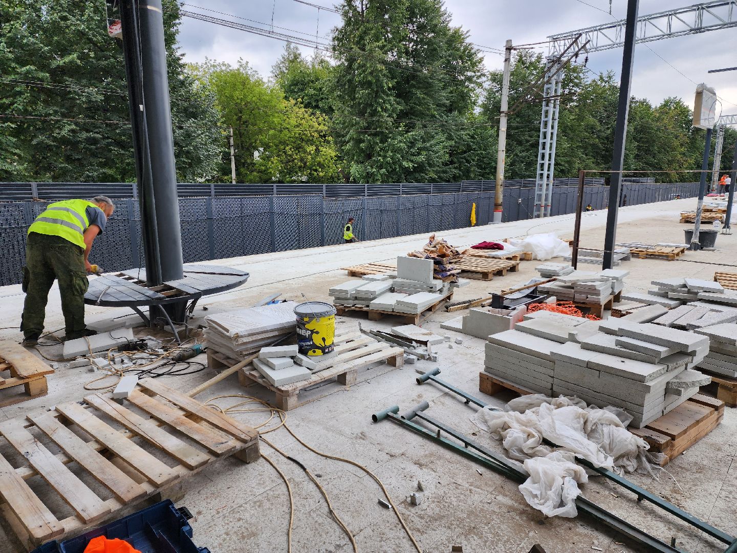 Раменское, транспорт, подготовка к запуску мцд-3, капитальный ремонт платформы Ильинская