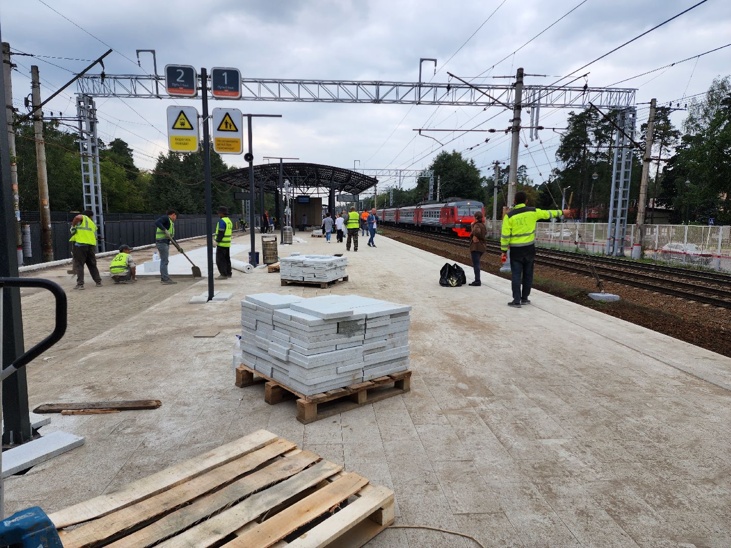 Раменское, транспорт, подготовка к запуску мцд-3, капитальный ремонт платформы Ильинская