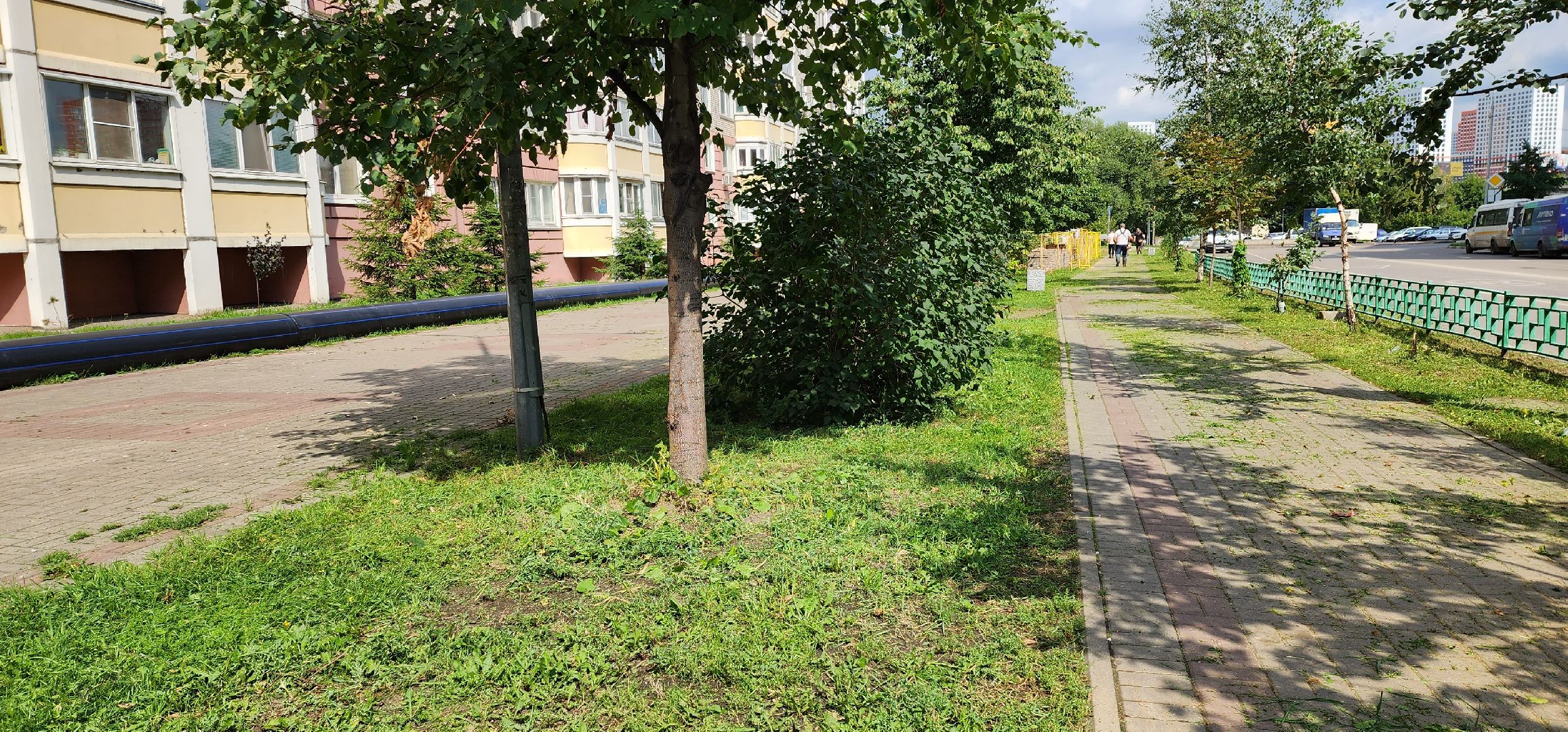 покос травы, благоустройство, Котельники