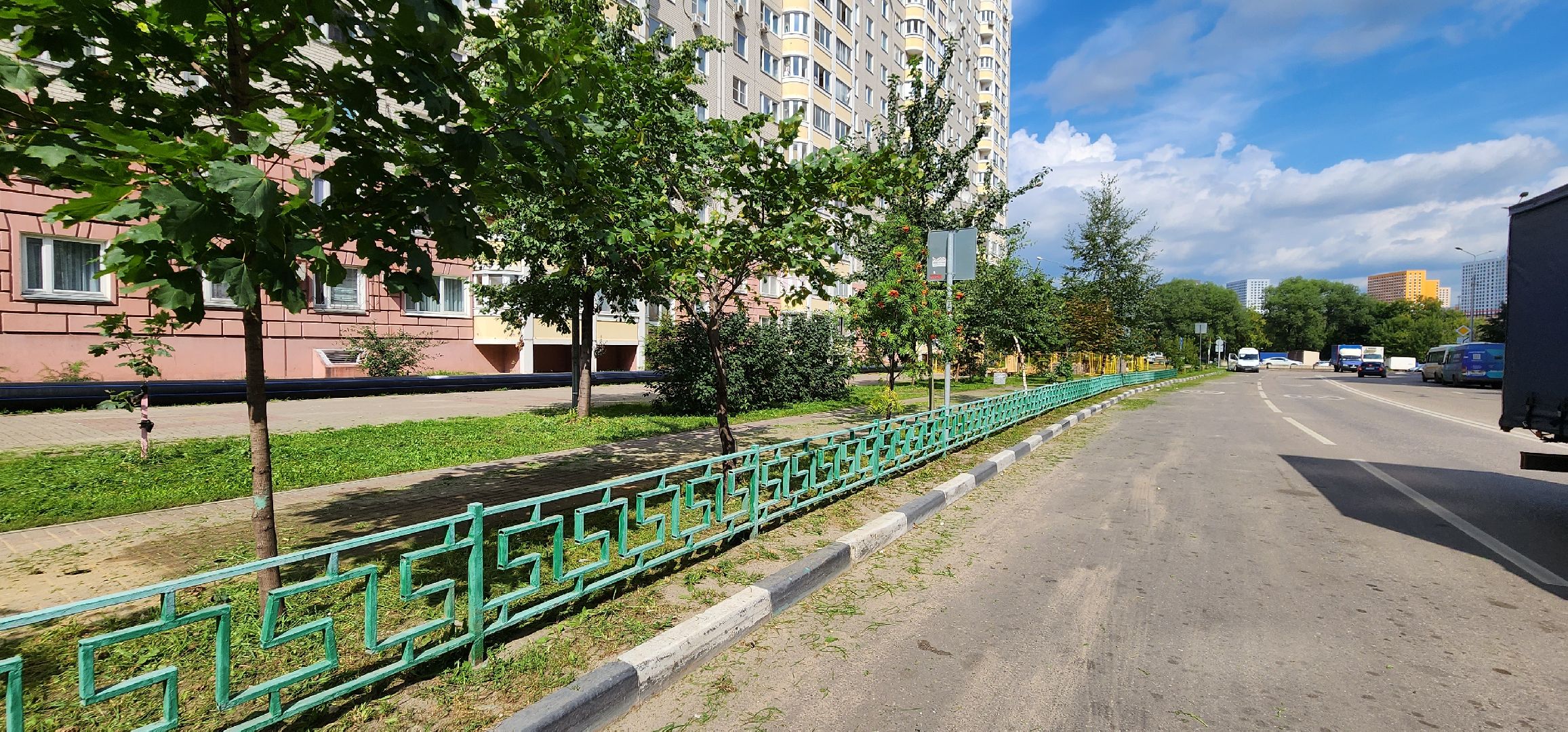 покос травы, благоустройство, Котельники