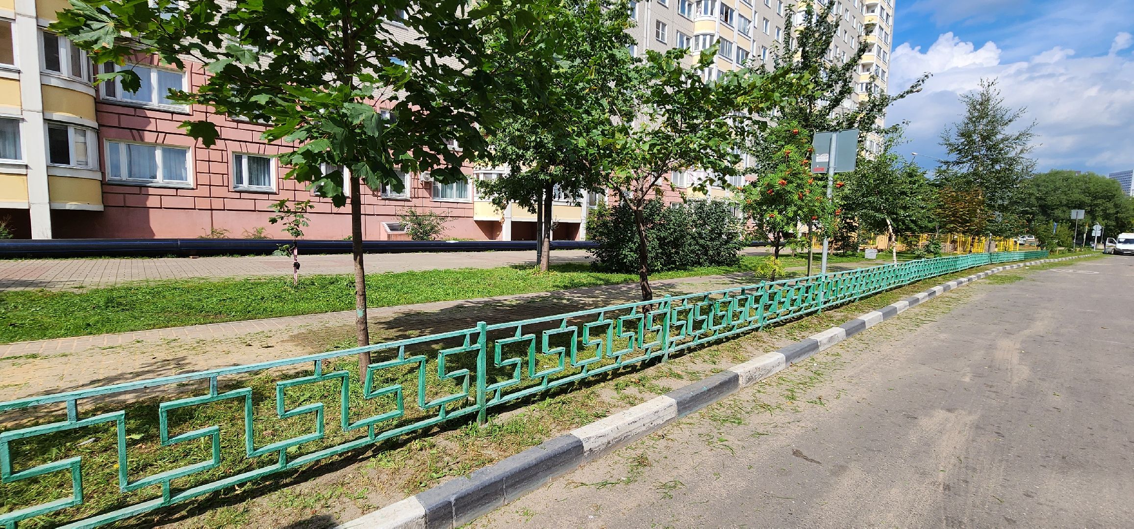 покос травы, благоустройство, Котельники