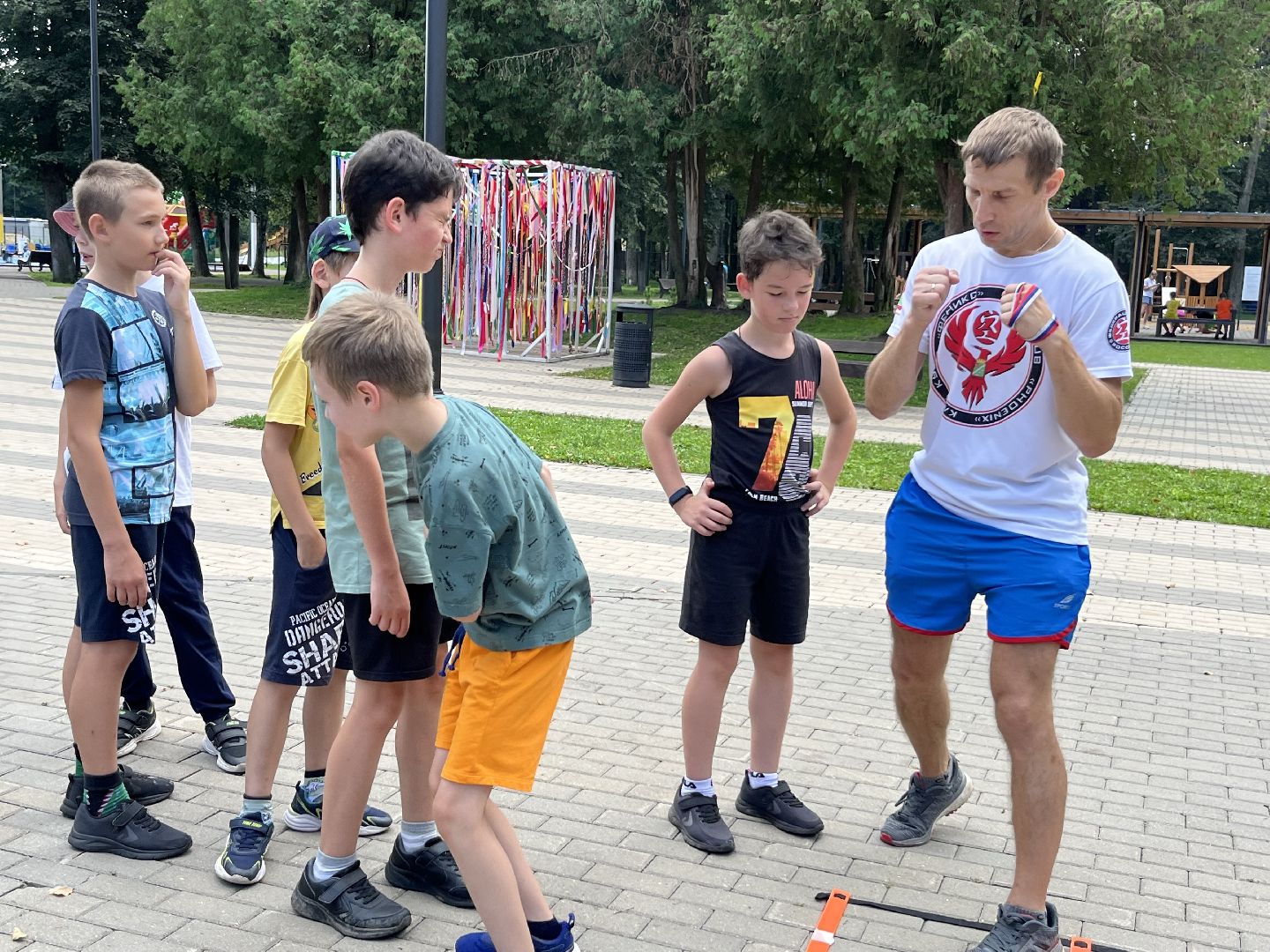 наро-фоминск, центральный парк, спорт Подмосковья, кудо, открытая тренировка, лето в Подмосковье