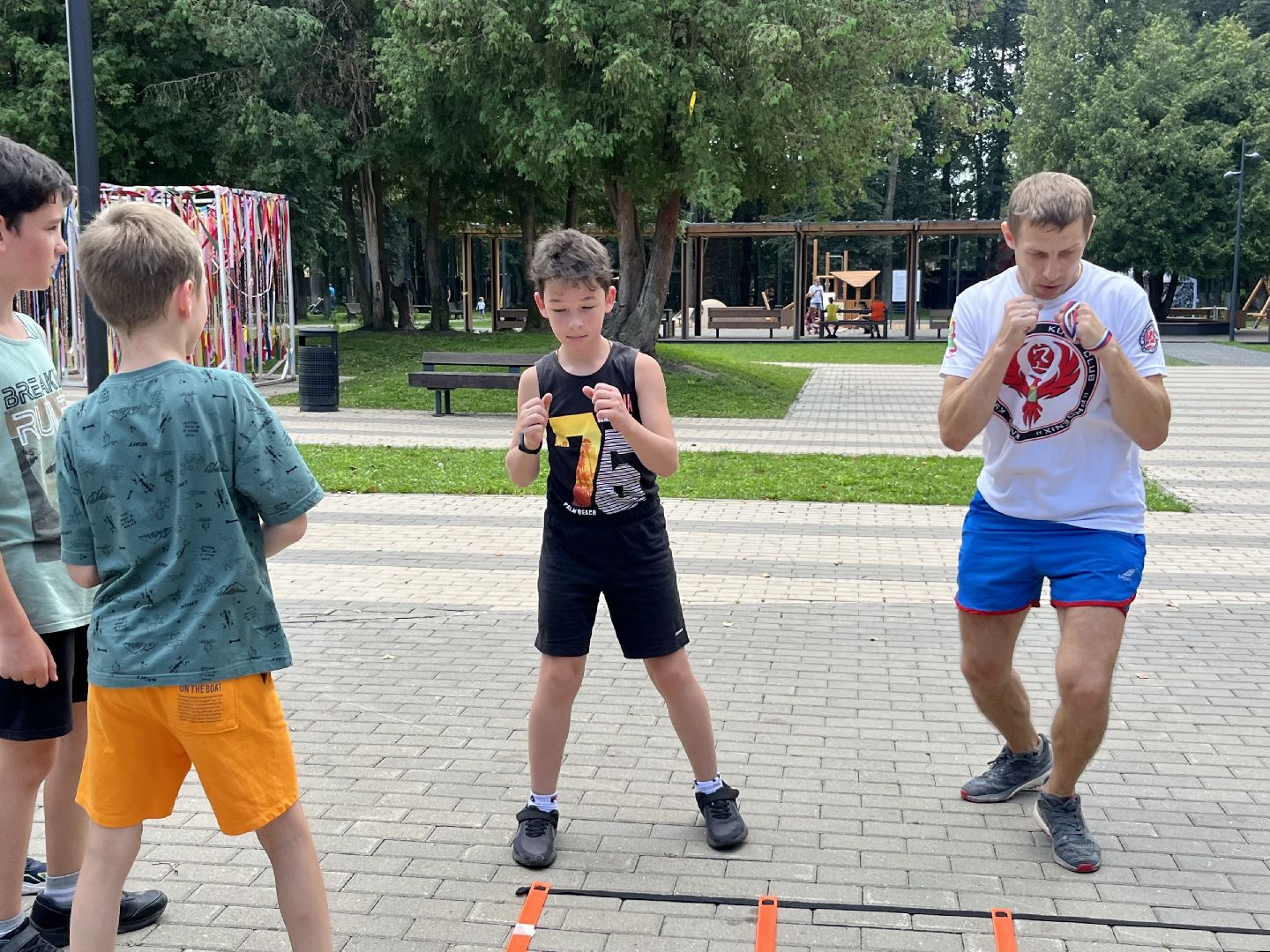 наро-фоминск, центральный парк, спорт Подмосковья, кудо, открытая тренировка, лето в Подмосковье