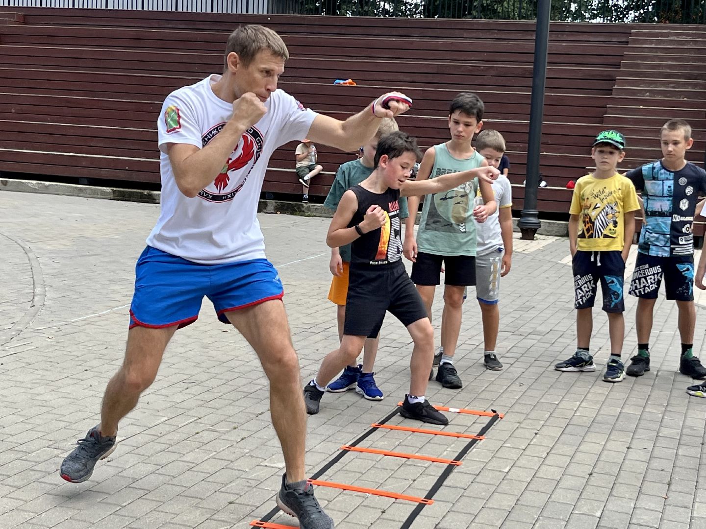 наро-фоминск, центральный парк, спорт Подмосковья, кудо, открытая тренировка, лето в Подмосковье