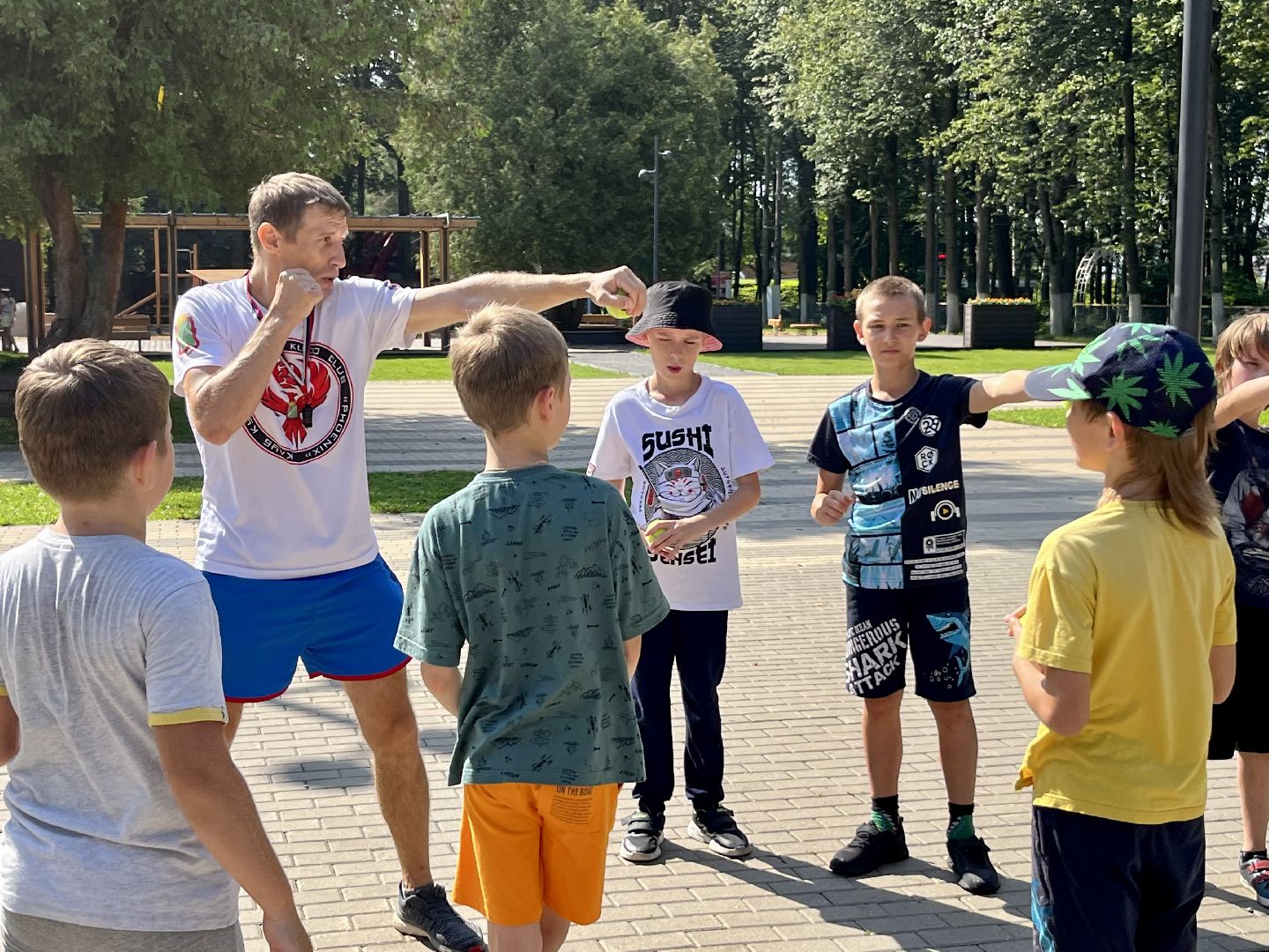 наро-фоминск, центральный парк, спорт Подмосковья, кудо, открытая тренировка, лето в Подмосковье