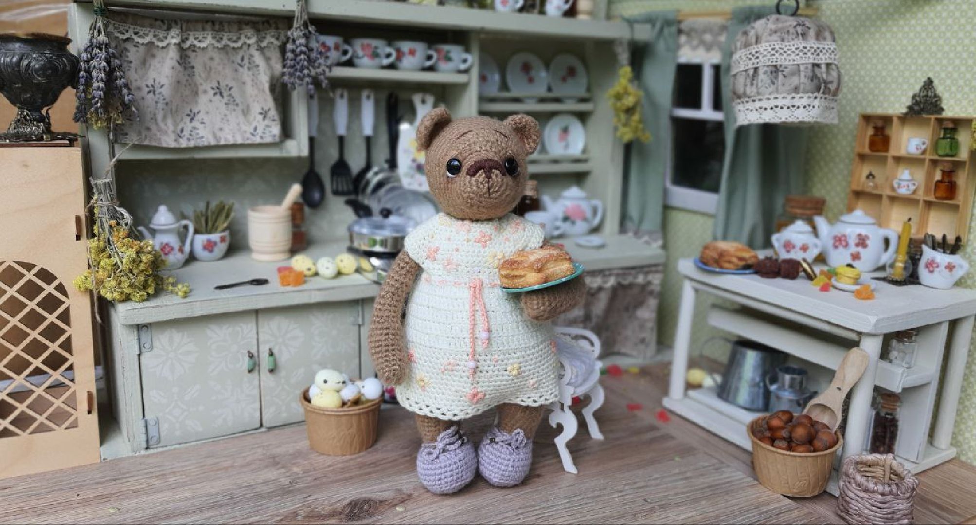 Реутов, искусство, мастерица, вязание, мишки, книга