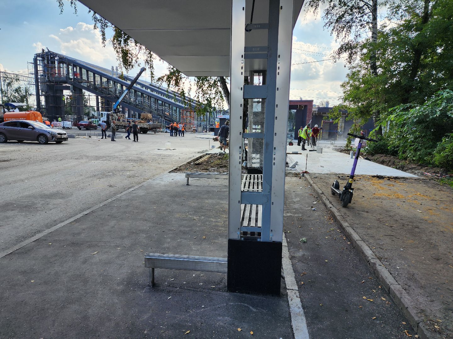 Раменское, транспорт, остановка у платформы Ипподром