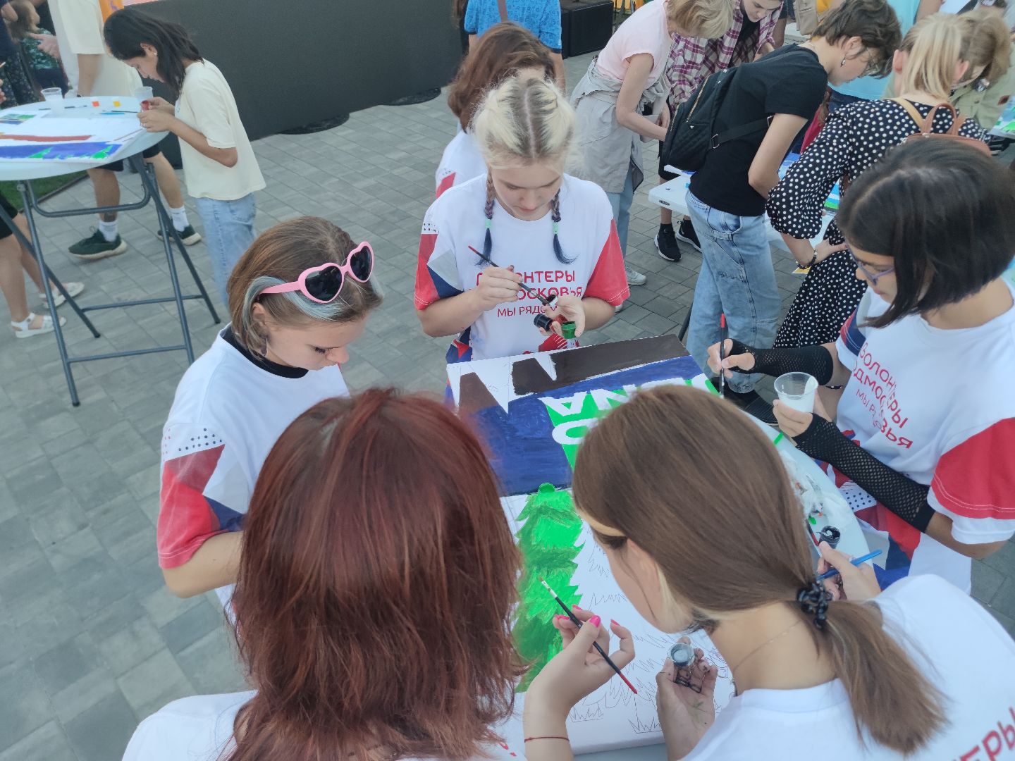 Волонтеры, мероприятие, организация, дети, Дубна