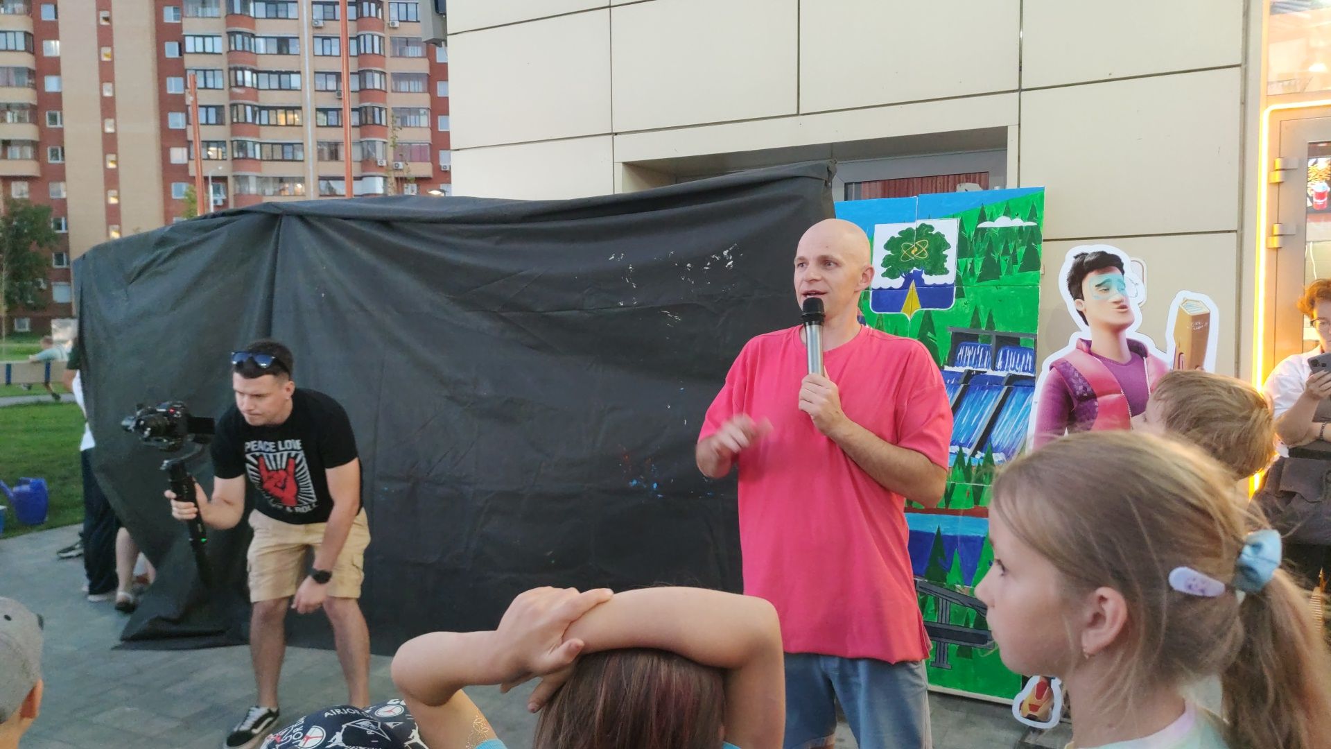 Коллективное творчество, рисование, картина, праздник, Дубна