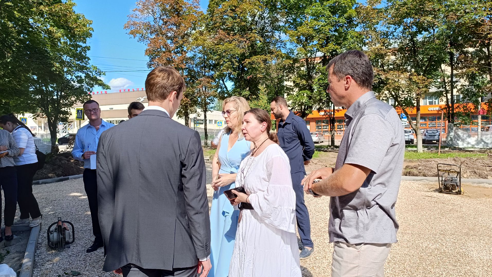 Лобня, благоустройство, сквер