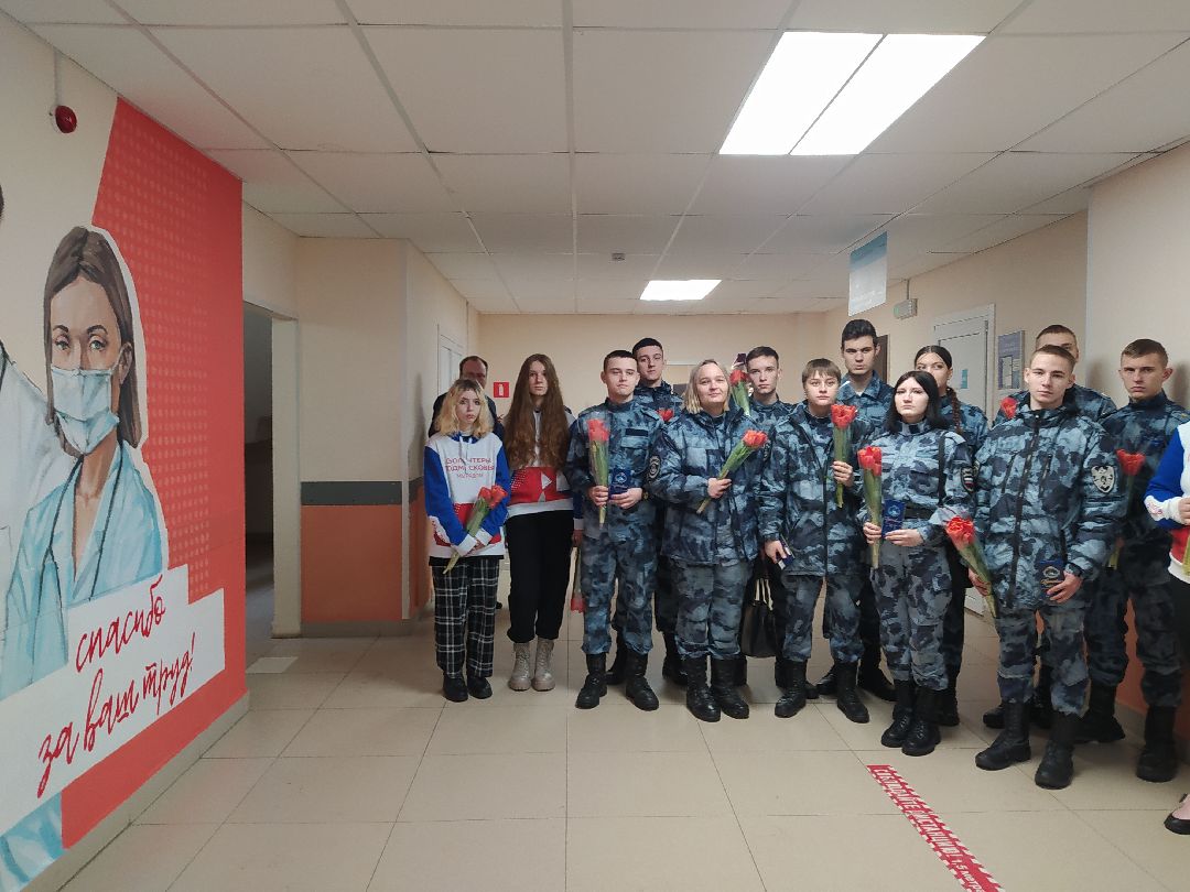 Граффити, акция, Щёлково, больница, Спасибо, врачи