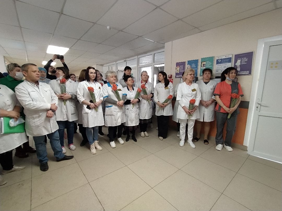 Граффити, акция, Щёлково, больница, Спасибо, врачи