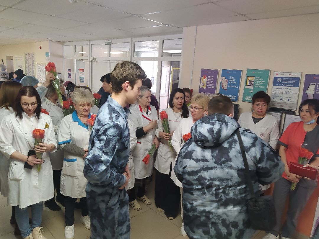 Граффити, акция, Щёлково, больница, Спасибо, врачи