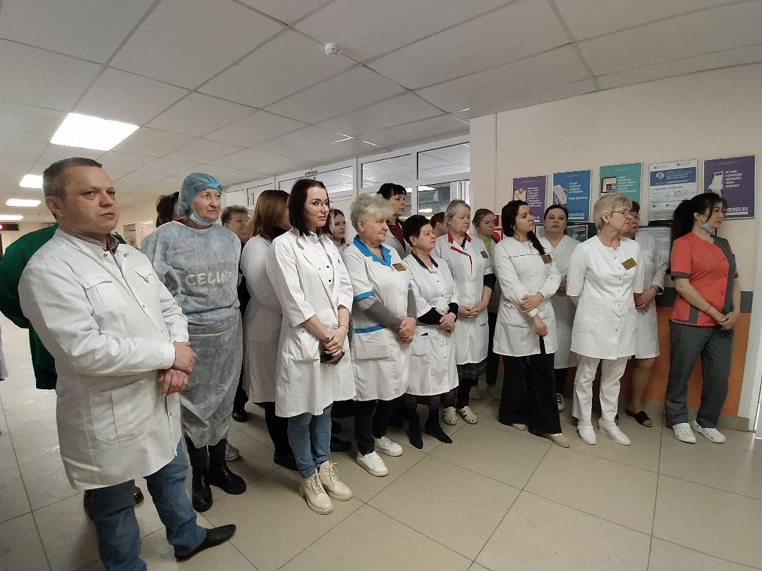 Граффити, акция, Щёлково, больница, Спасибо, врачи