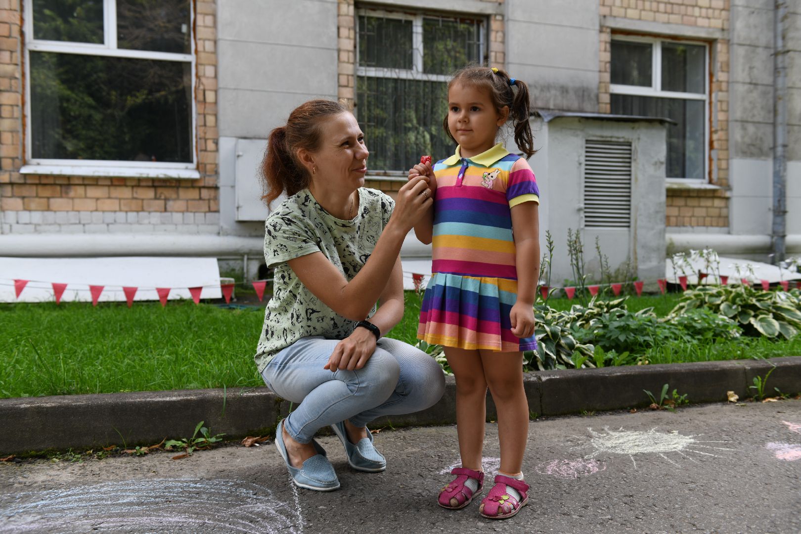 лыткарино, рисунки, асфальт