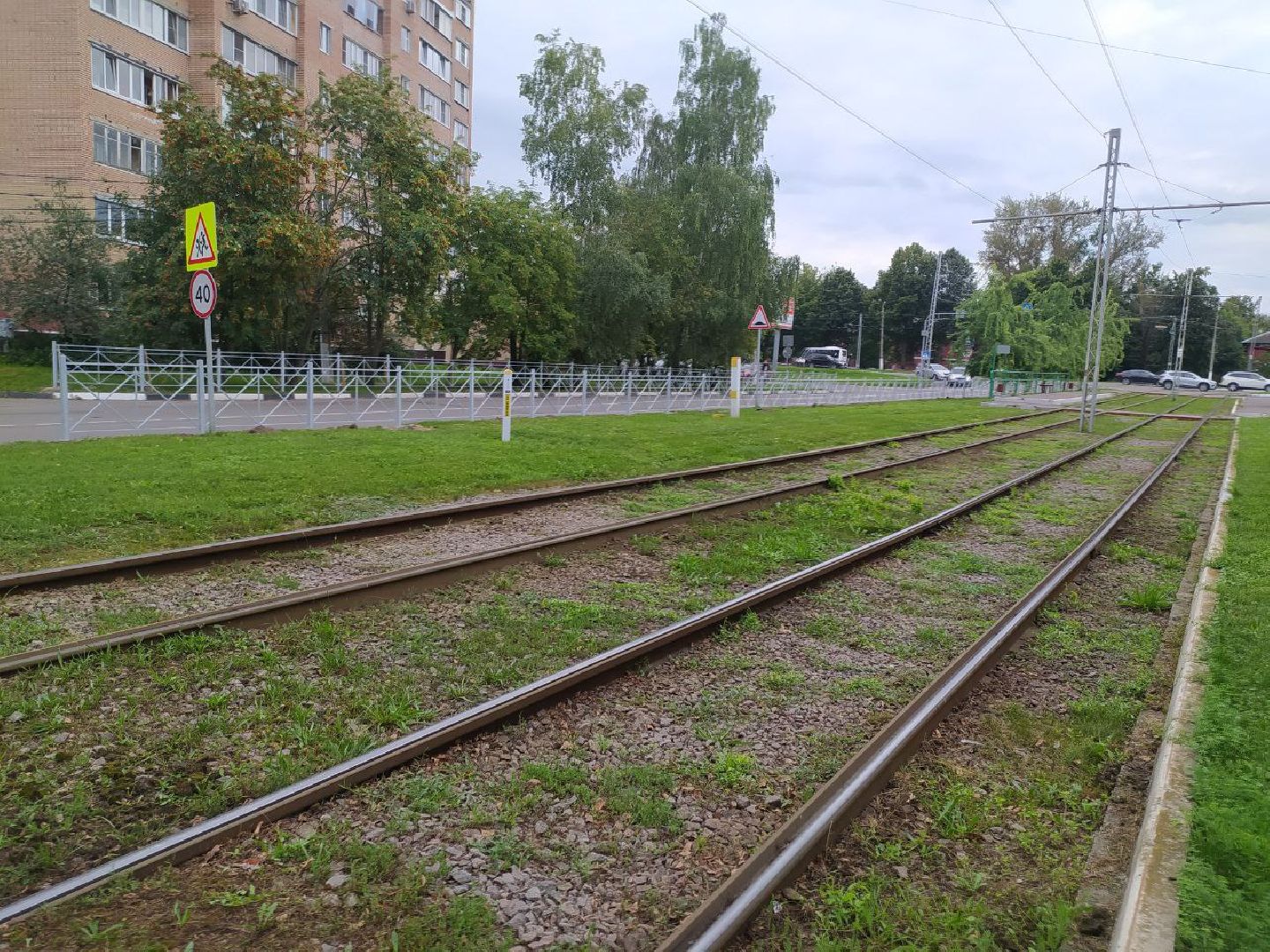 Коломна, дороги, пешеходные ограждения