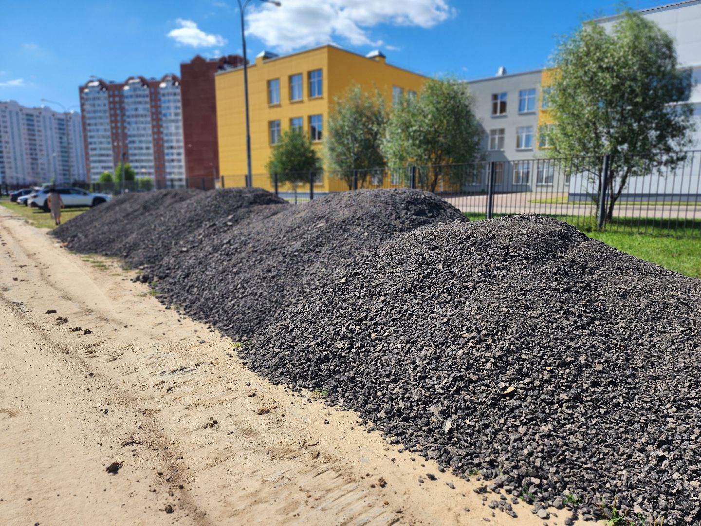 строительство, новая поликлиника, строительство дорог, новая дорога, серпухов, улица героев отечества, ивановские дворики,