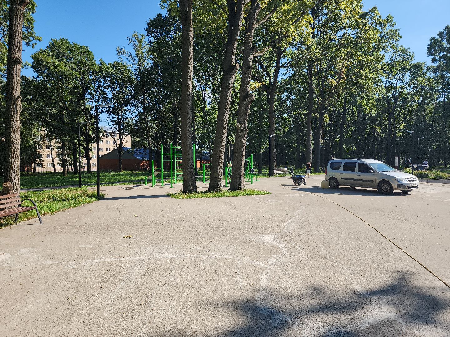 Кашира, Ожерелье, парк, тренажёры, скейтпарк, благоустройство