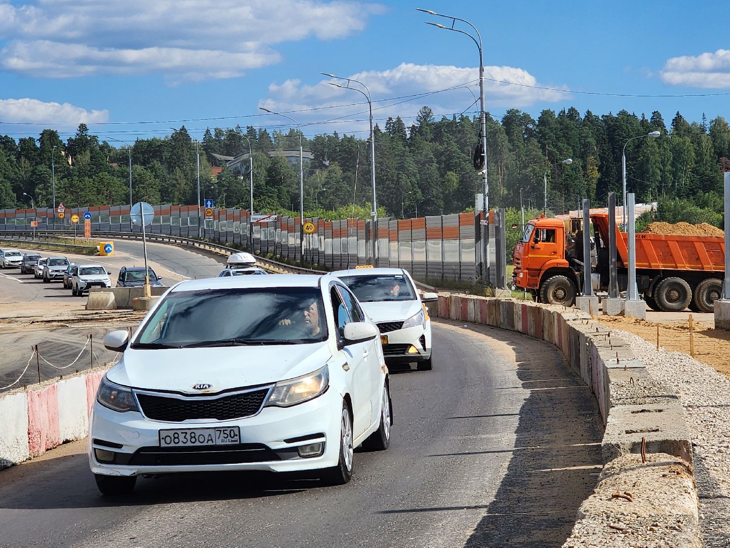 Звенигород, благоустройство дорог,ЦКАД