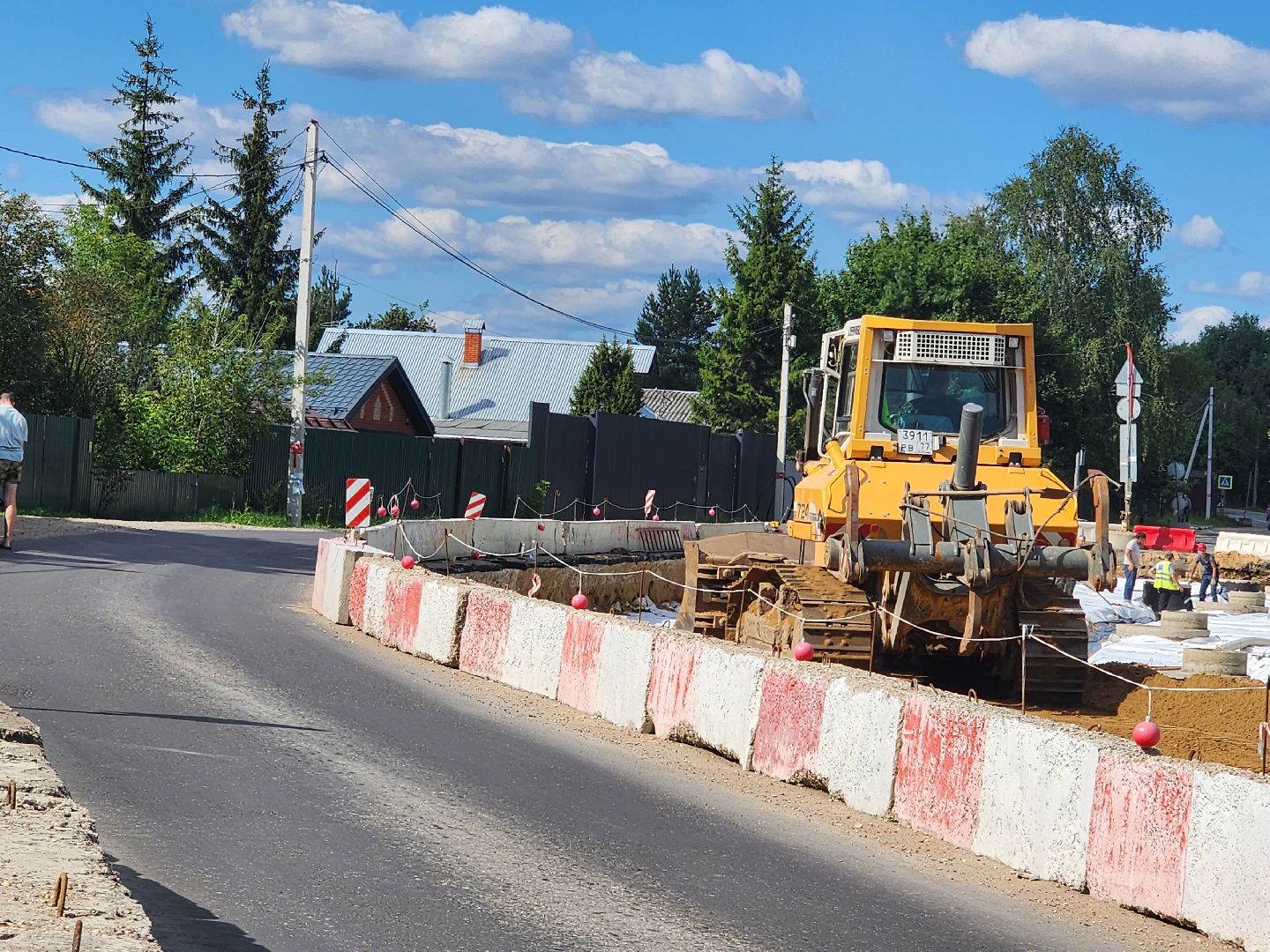 Звенигород, благоустройство дорог,ЦКАД