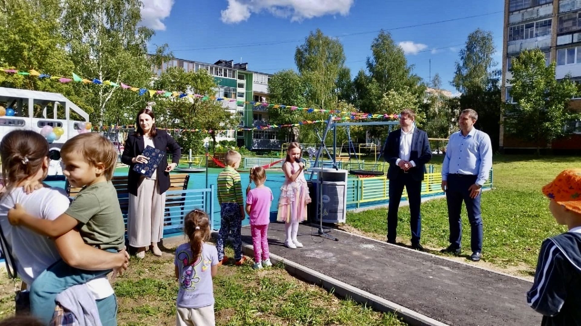 Верея, игровой комплекс, детская площадка, «Буран», благоустройство дворов, губернаторская программа, наро-фоминский городской округ,