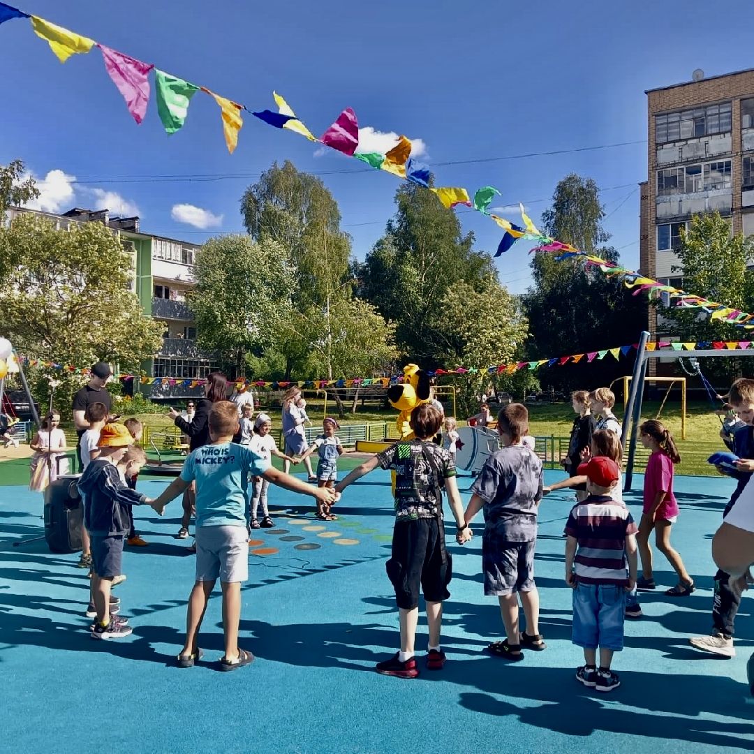 Верея, игровой комплекс, детская площадка, «Буран», благоустройство дворов, губернаторская программа, наро-фоминский городской округ,