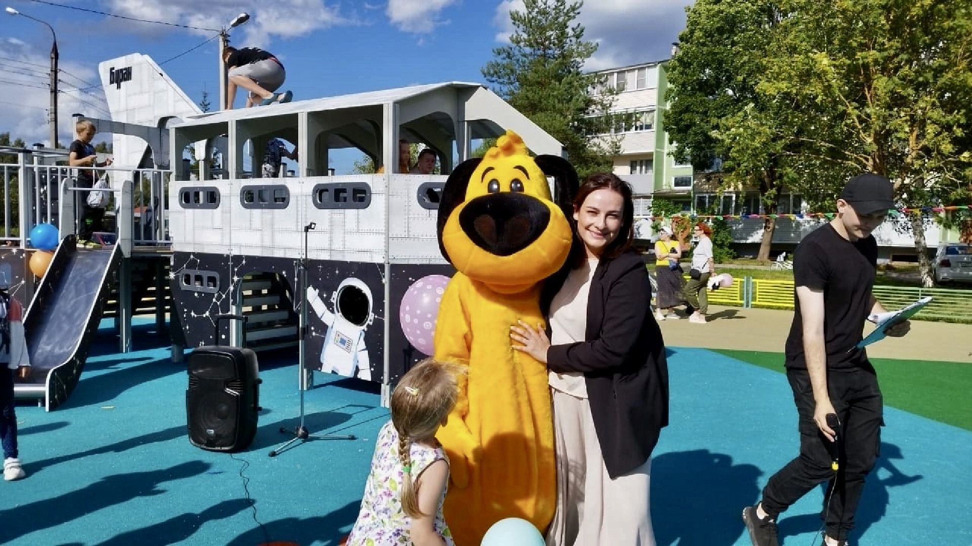 Верея, игровой комплекс, детская площадка, «Буран», благоустройство дворов, губернаторская программа, наро-фоминский городской округ,