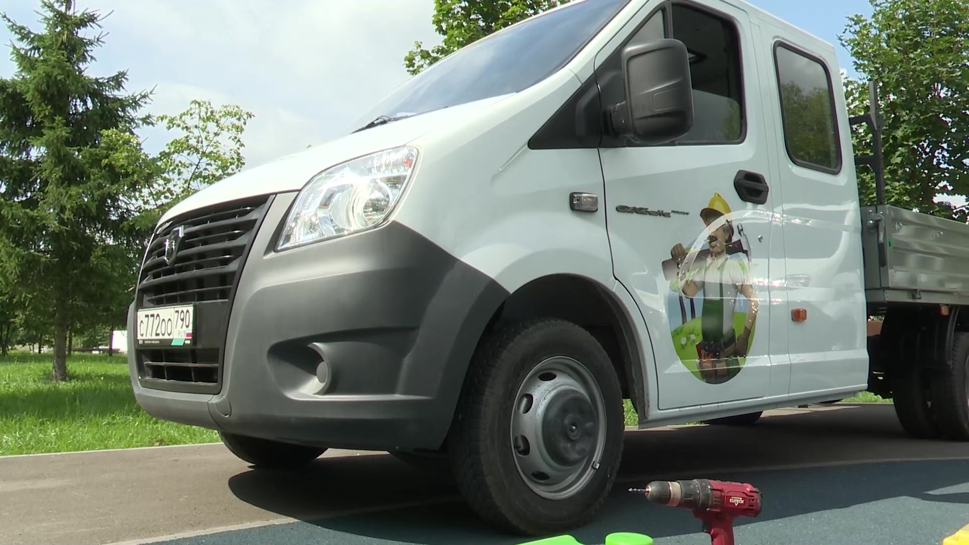 Реутов, детских площадки, ремонт, бригады, ГАЗель