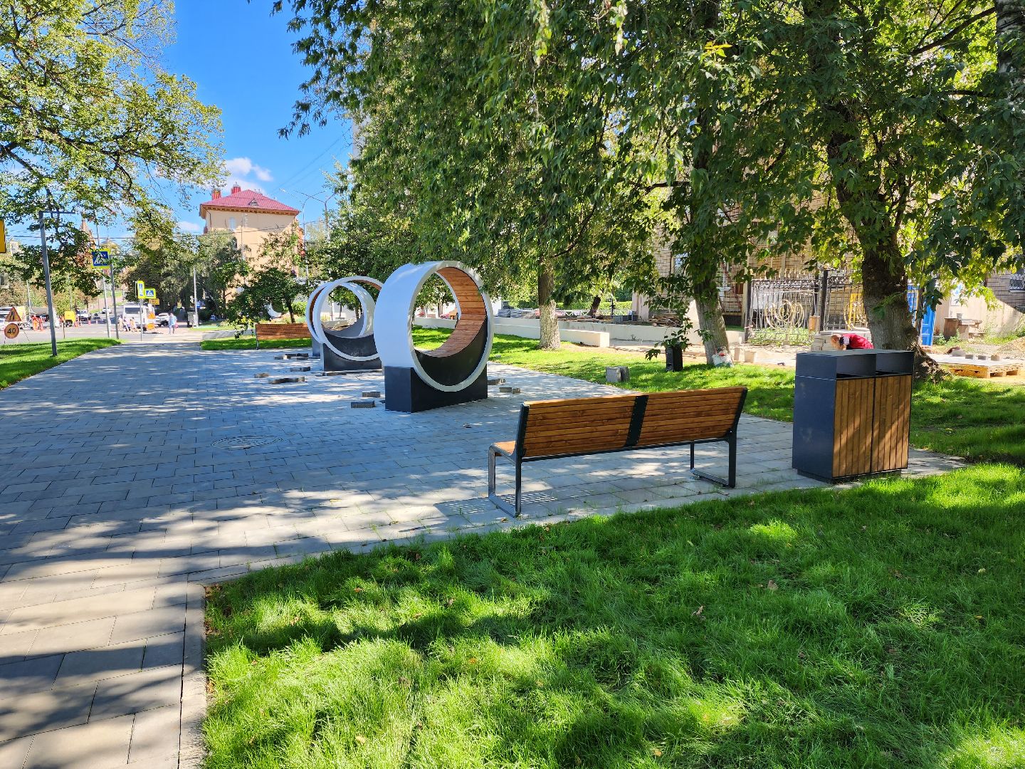 Раменское, благоустройство, сквер у ДК Сатурн