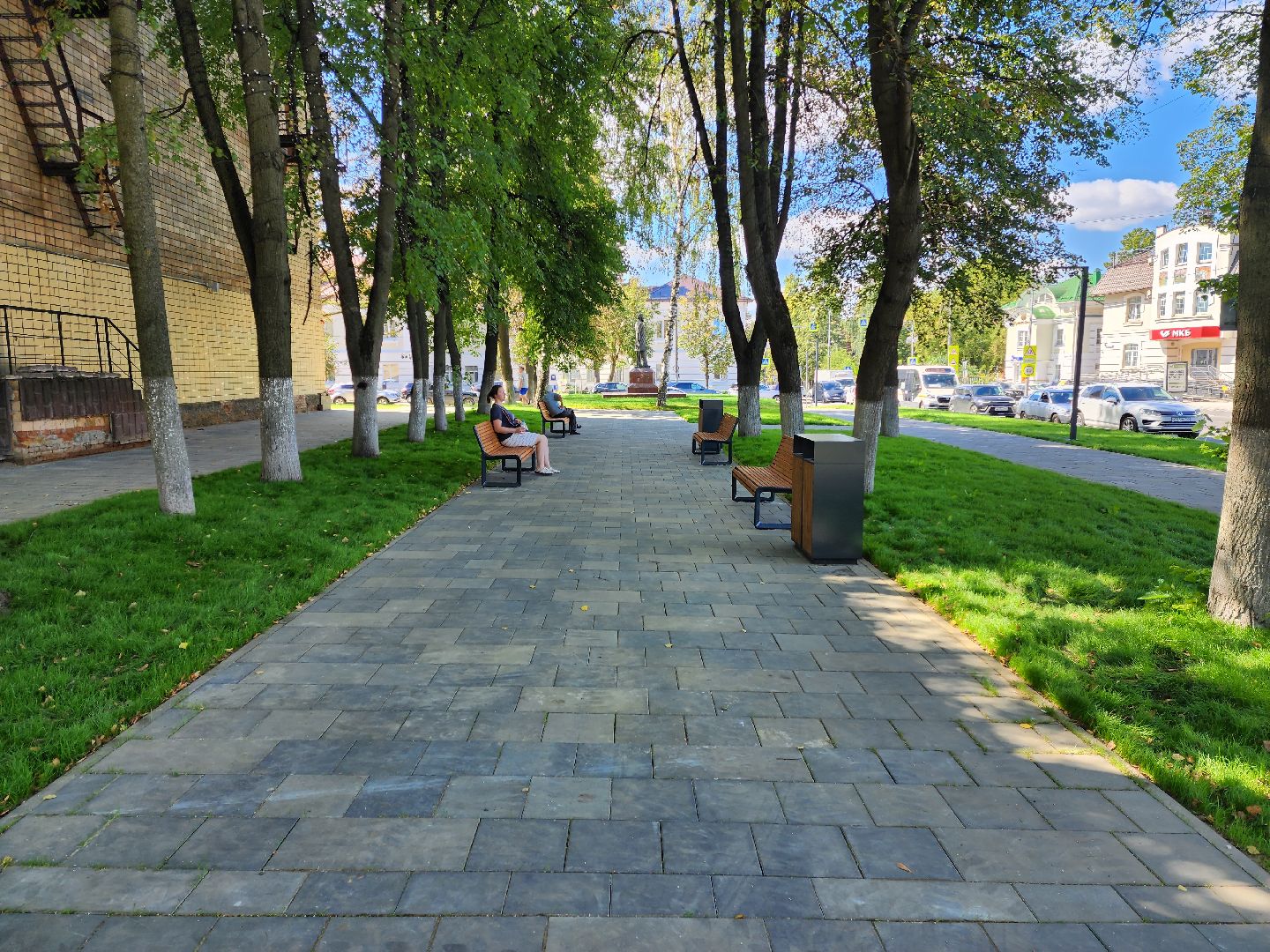 Раменское, благоустройство, сквер у ДК Сатурн