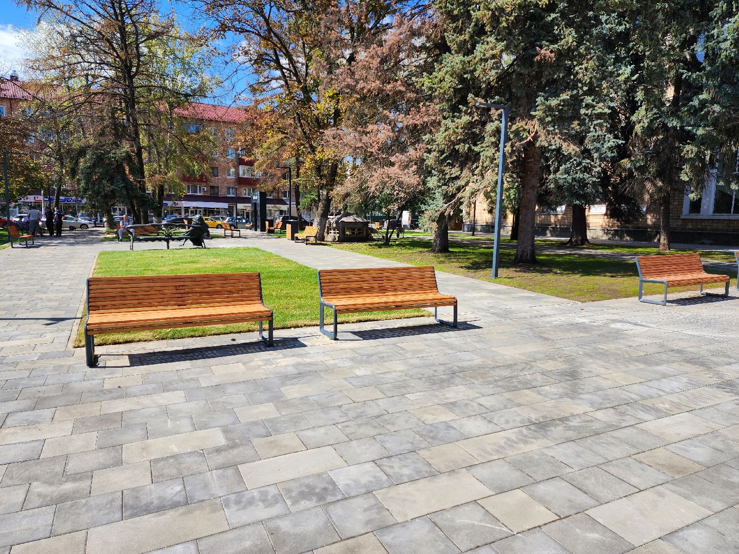 Раменское, благоустройство, сквер у ДК Сатурн