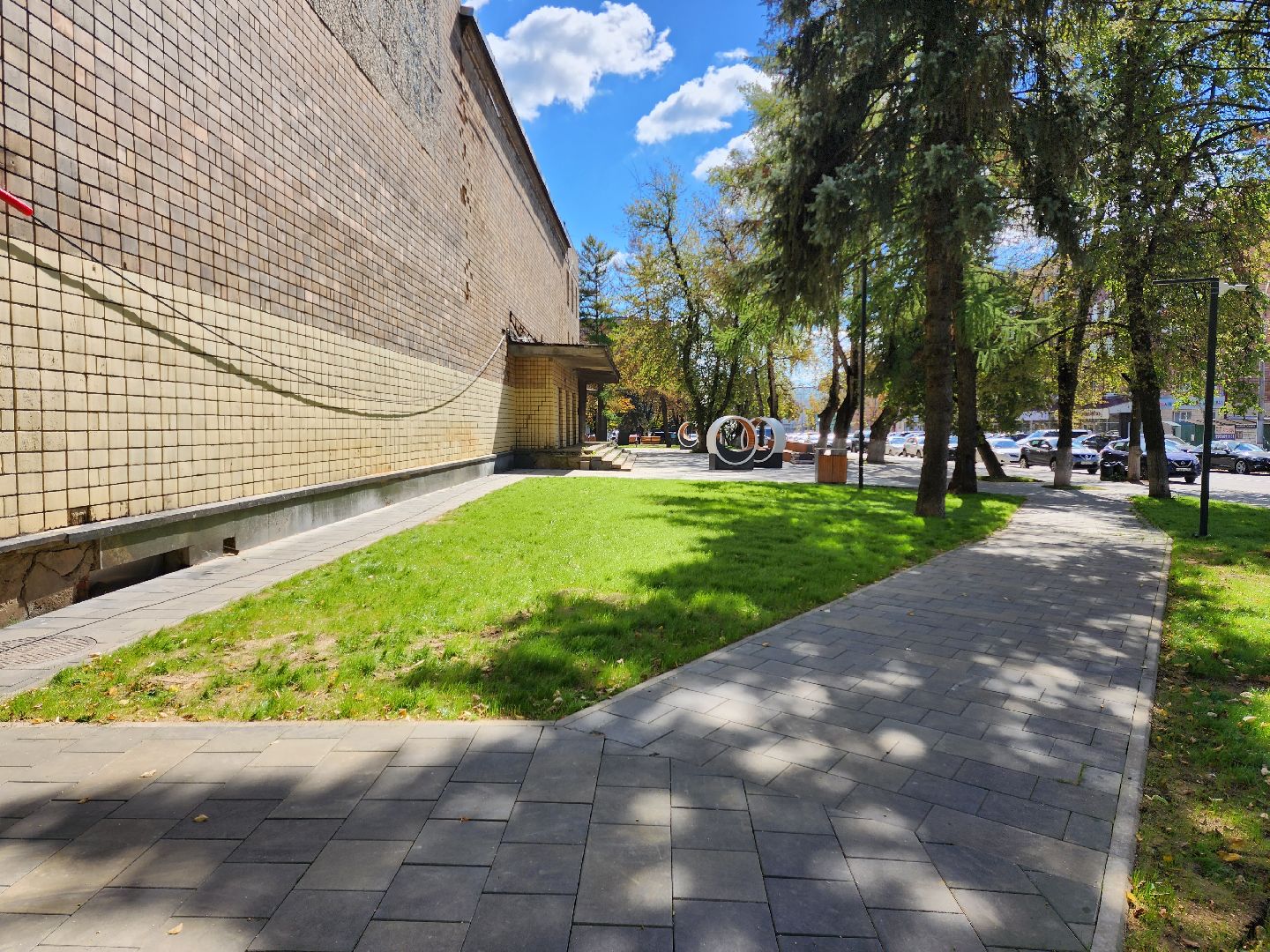 Раменское, благоустройство, сквер у ДК Сатурн