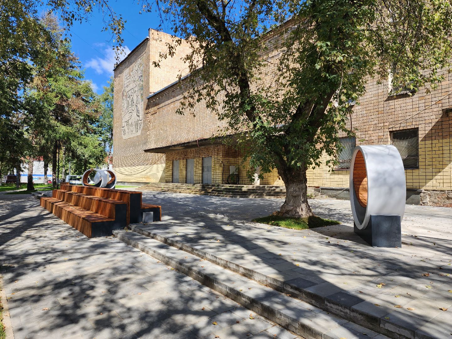 Раменское, благоустройство, сквер у ДК Сатурн