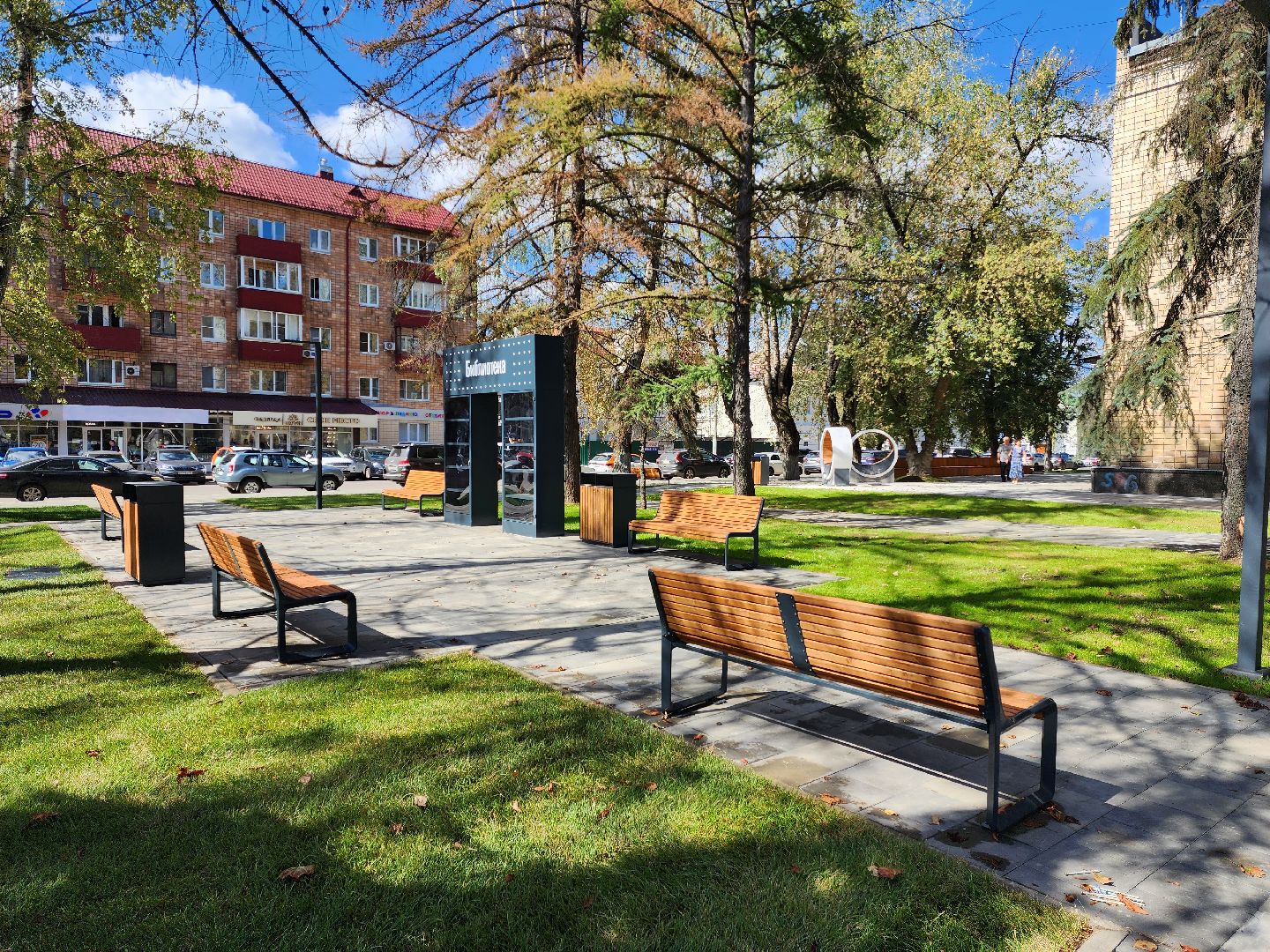 Раменское, благоустройство, сквер у ДК Сатурн