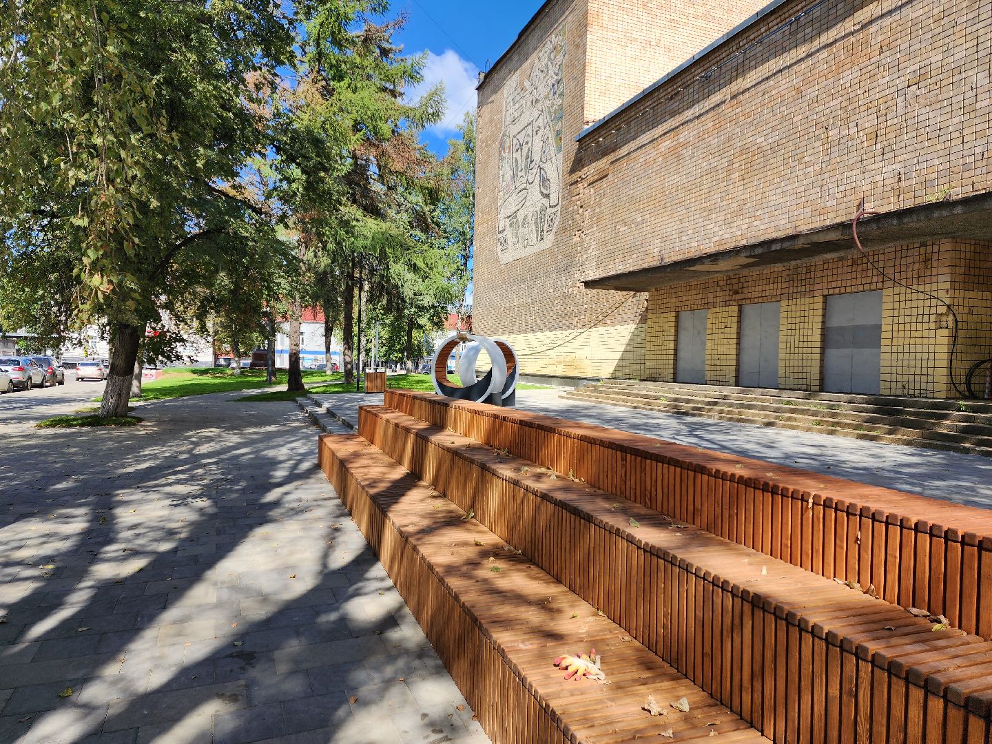 Раменское, благоустройство, сквер у ДК Сатурн