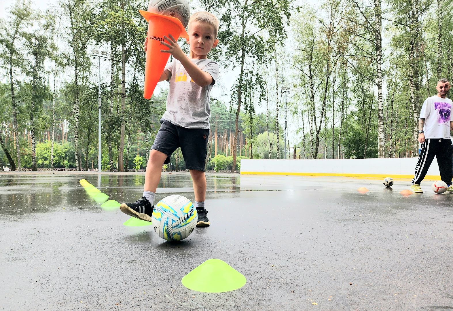 Домодедово, спортивная тренировка, футбол, тренер, популяризация футбола, ФК Пересвет, футбольная команда