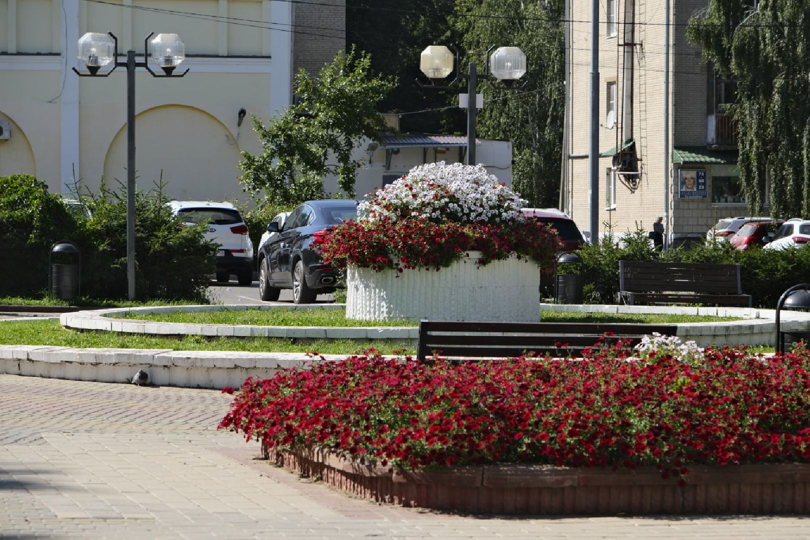 Пущино, цветы,