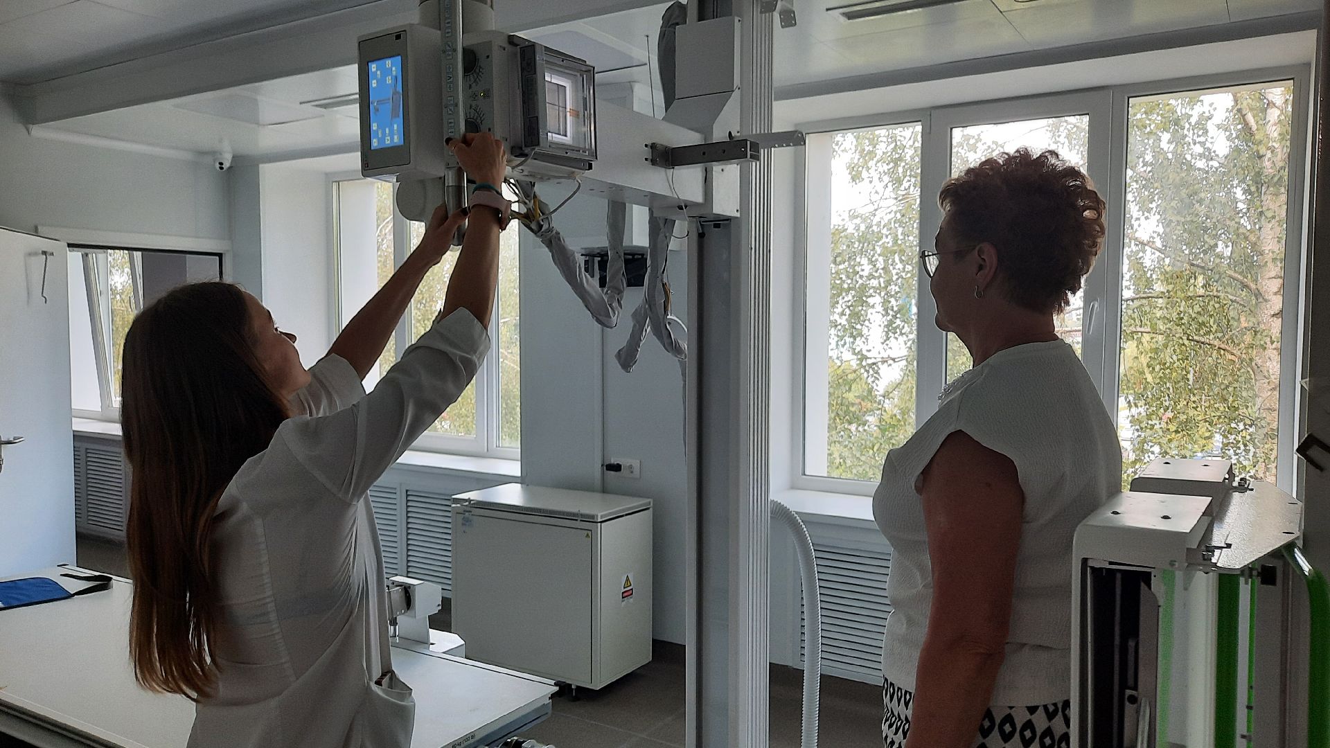 Новый рентген-аппарат, цифровой рентген-аппарат, модернизация районной больницы