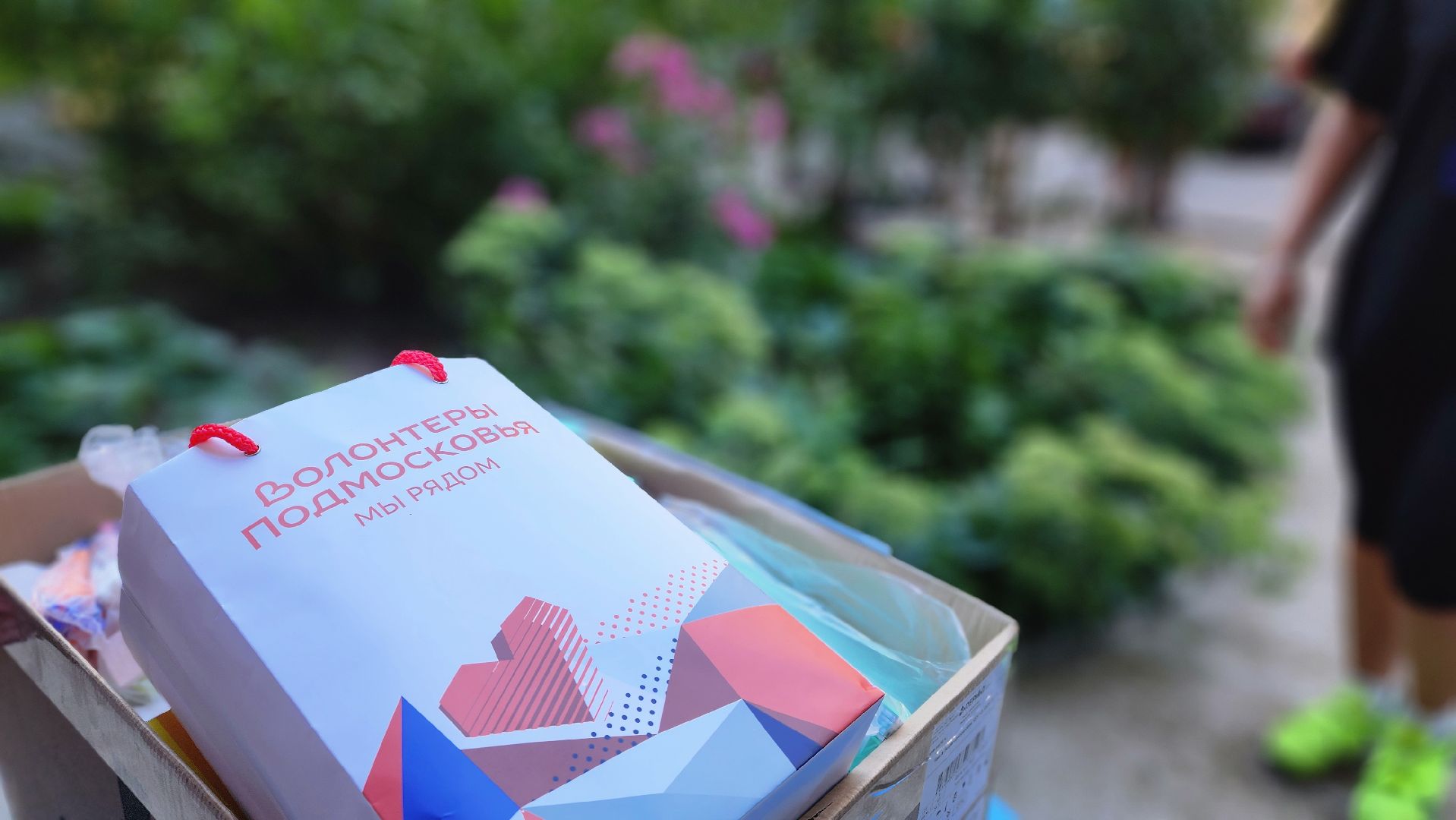 волонтеры, акция, 1 сентября, доброе дело школьникам Донбасса, Протвино